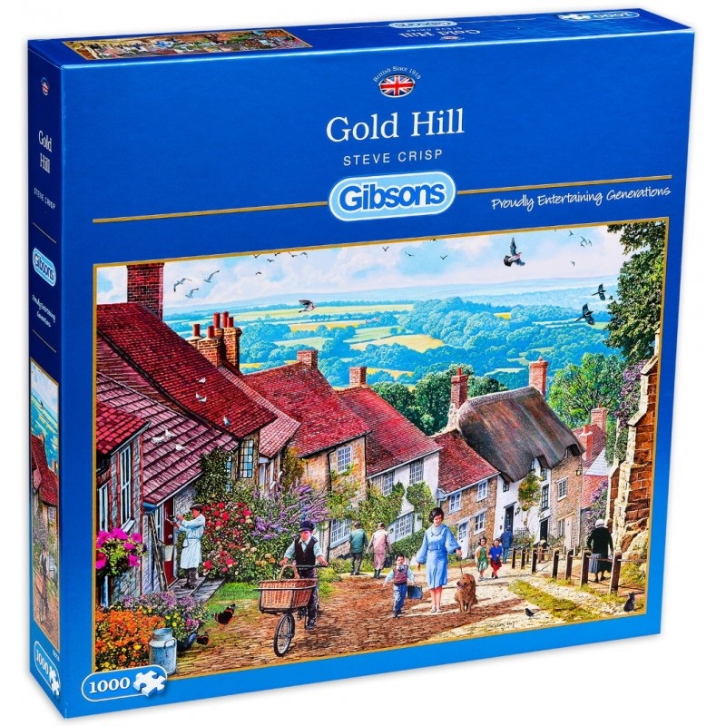 Gibsons – Gold Hill – Steve Crisp 1000 Piece Jigsaw