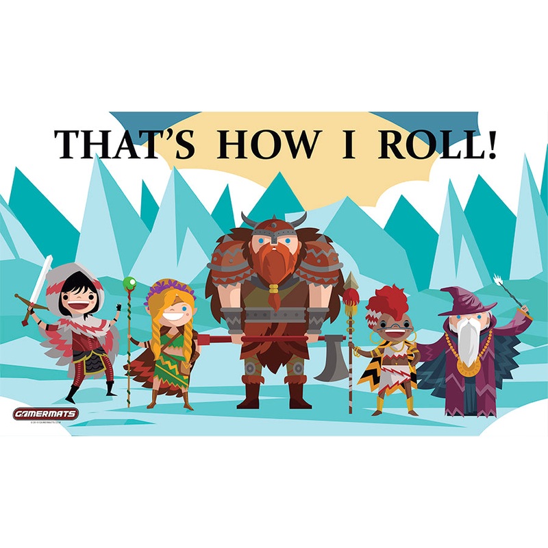 Gamermats – Thats How I Roll TCG Sized Playmat