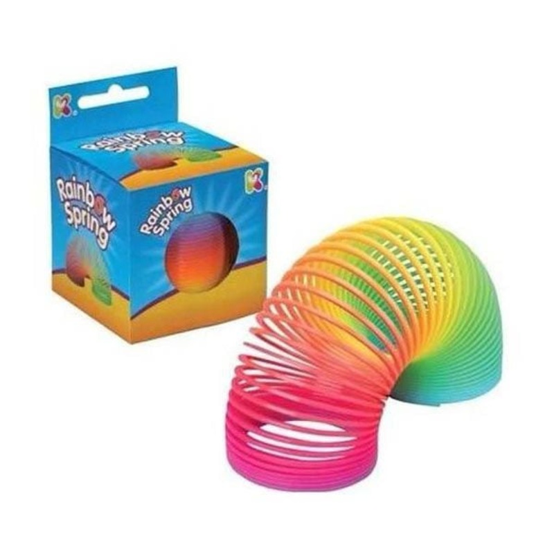 Rainbow Plastic Spring 6cm
