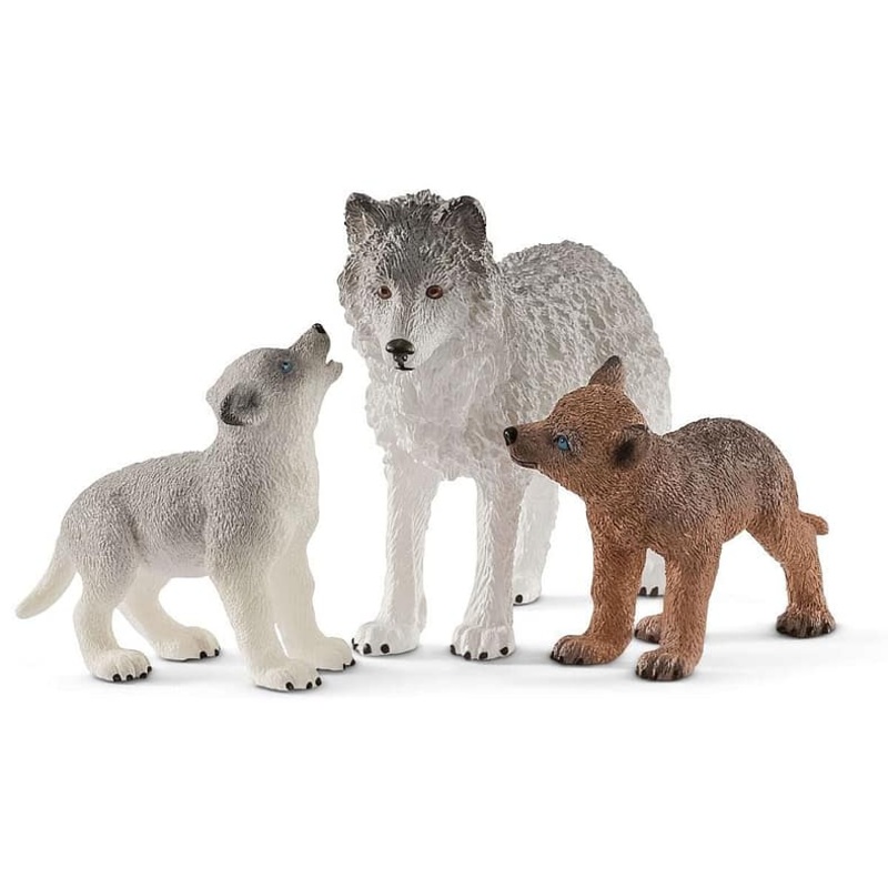 Schleich – Mother Wolf With Pups