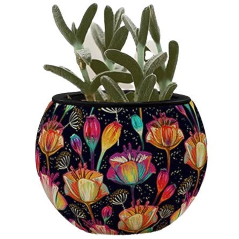 3D Flowerpot – Colourful Poppies