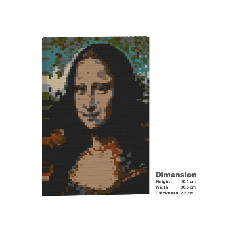 Jekca – Mona Lisa Brick Painting 02S