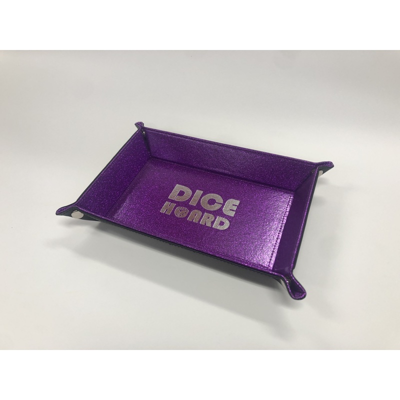 Dice Hoard Dice Tray Glitter Purple