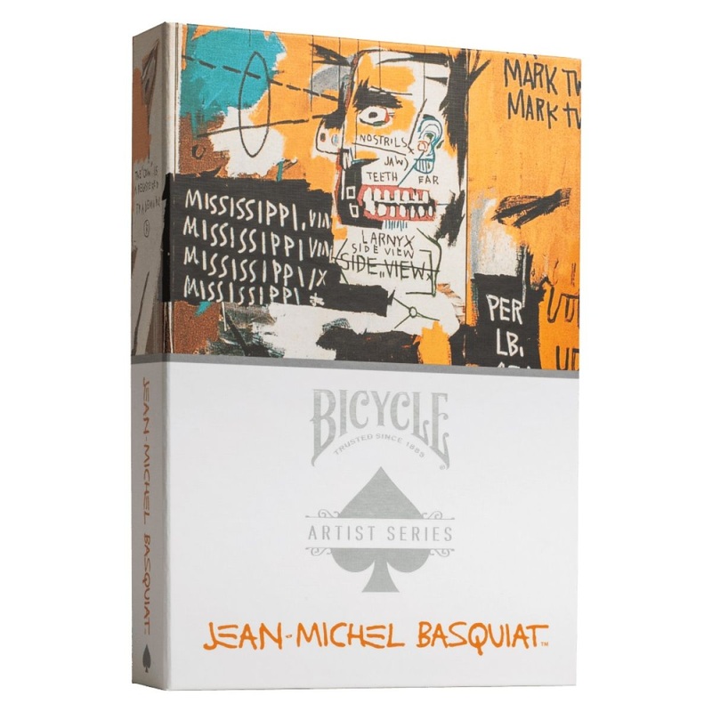 Bicycle Artist Series Jean-Michel Basquiat Red/Blue 2pk Boxed Set LIMITED SERIES – Preorder