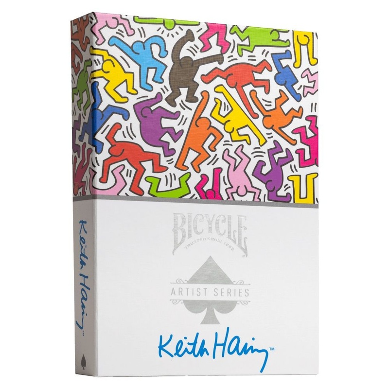 Bicycle Artist Series Keith Haring Red/Blue 2pk Boxed Set Limited Series – Preorder