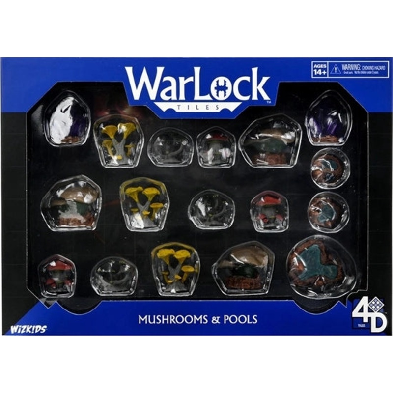 WarLock Tiles Caverns Accessory Mushrooms & Pools