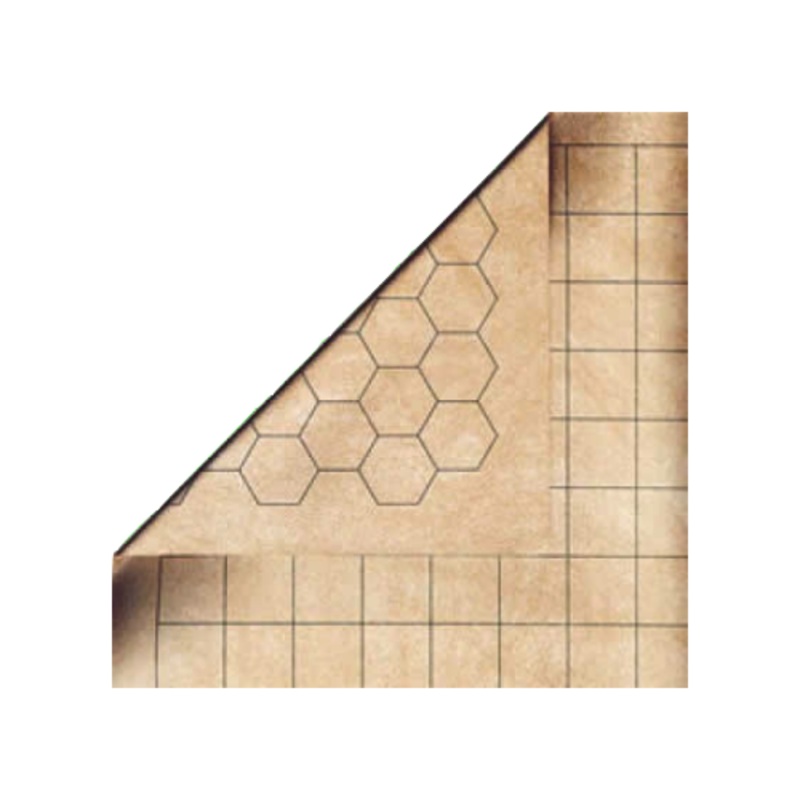 Chessex – Reversible Mondomat – 1 Squares and 1 Hexes (54 X 102 Playing surface) (CHX98246)