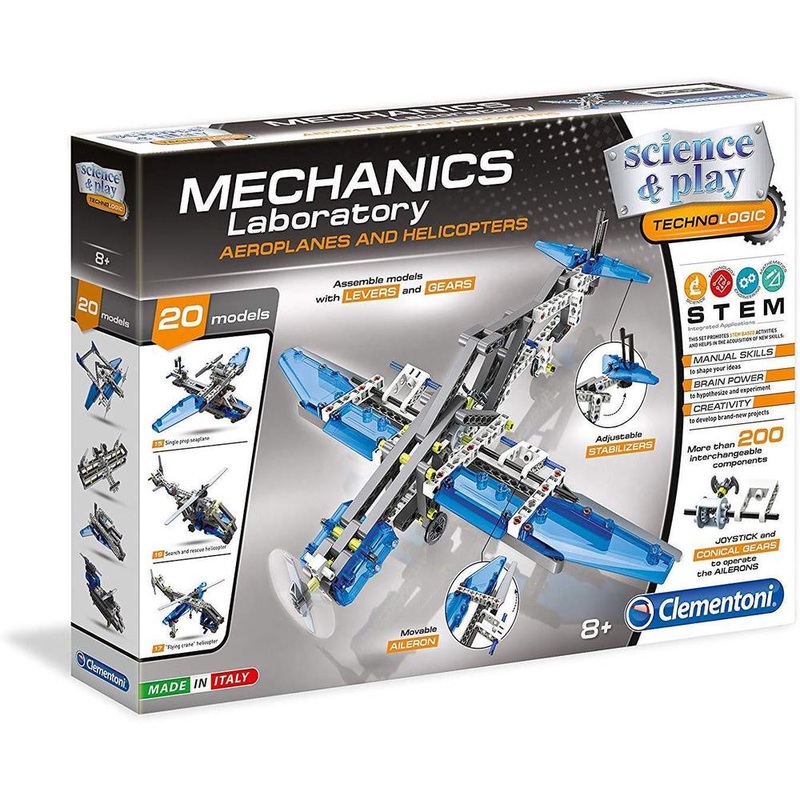 Clementoni – Mech Lab – Aeroplanes And Helicopters