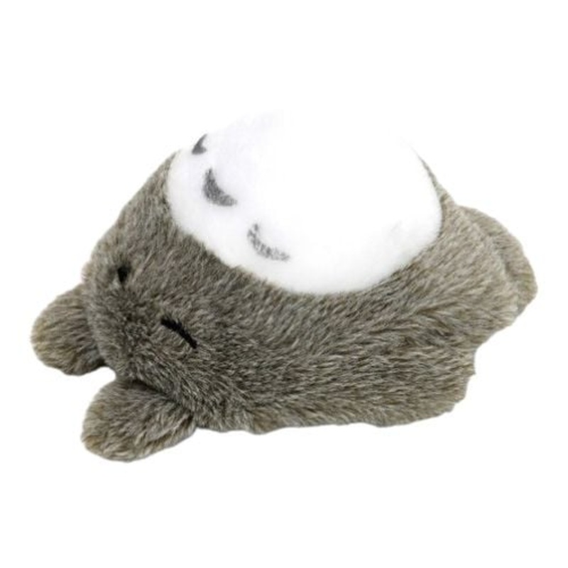 Studio Ghibli Plush: Grey Totoro Sleeping Fluffy Beanbag