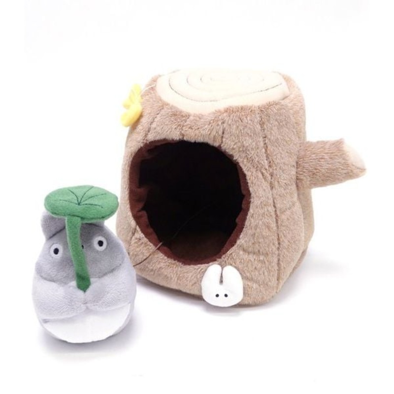 Studio Ghibli Plush: Totoro With Stump House (M)