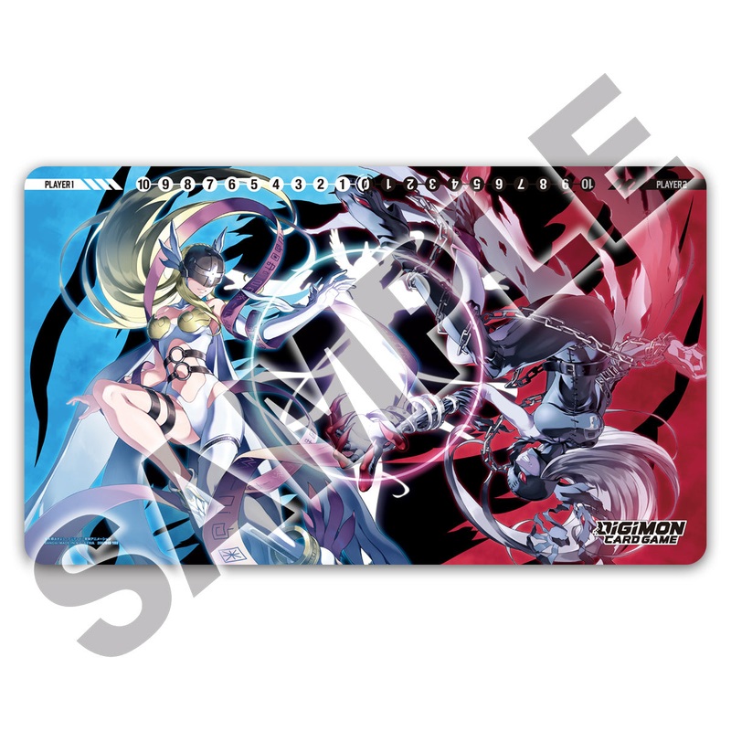 Digimon Card Game Tamer Goods Set Angewomon and Lady Devimon PB14