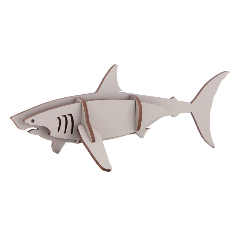 Great White Shark A5 Wooden Kit