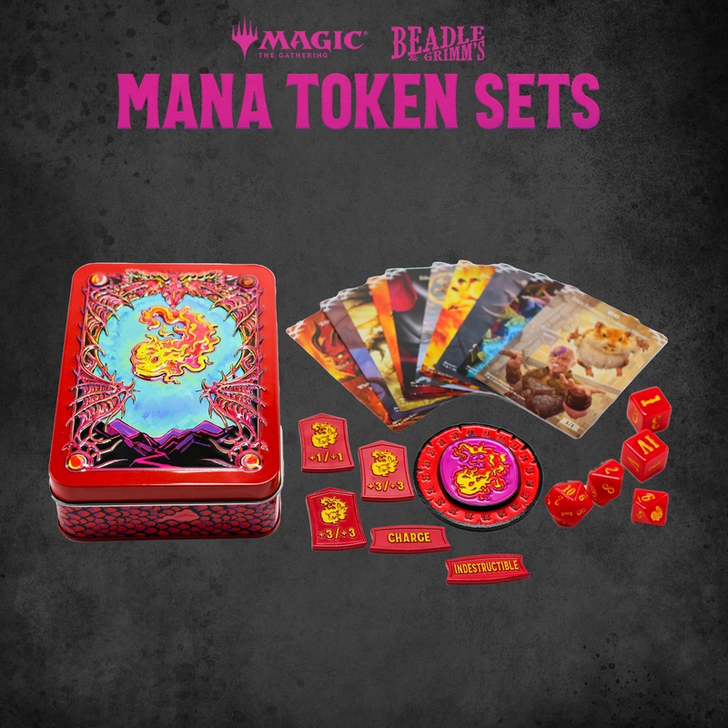 Beadle & Grimms Magic: The Gathering Red Mana Token Set
