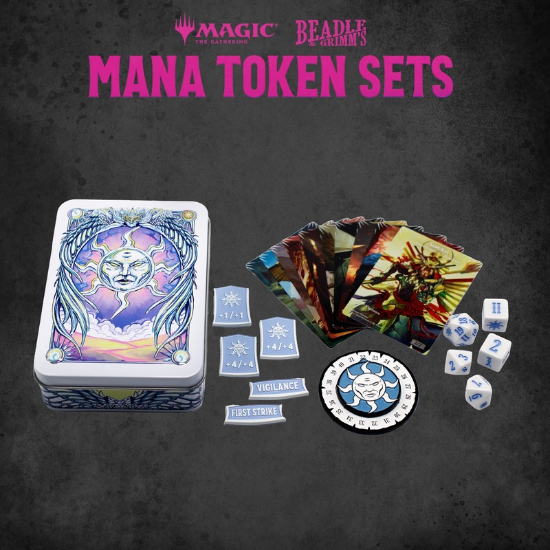 Beadle & Grimms Magic: The Gathering White Mana Token Set