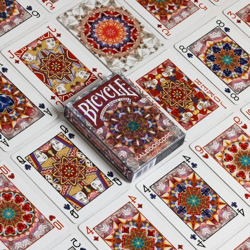 Bicycle Kaleidoscope Red