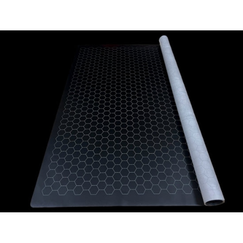 Chessex – Reversible Megamat 1 Hexes Black/Grey CHX 97680
