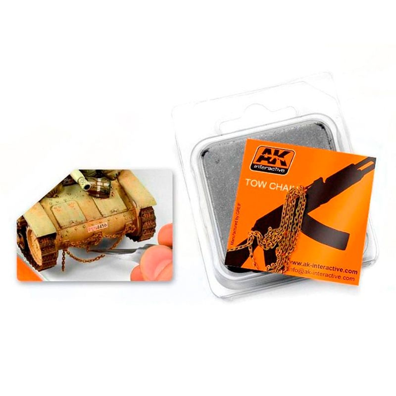 Ak Interactive – Accessories – Rusty Tow Chain Big
