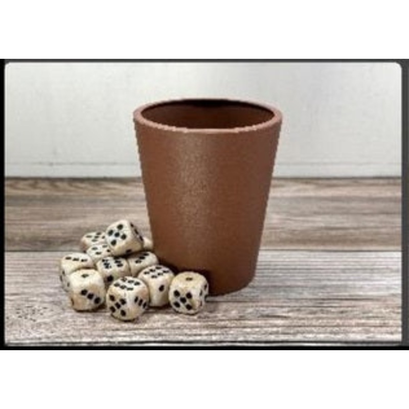 Chessex – Flexible Dice Cup Brown CHX89009