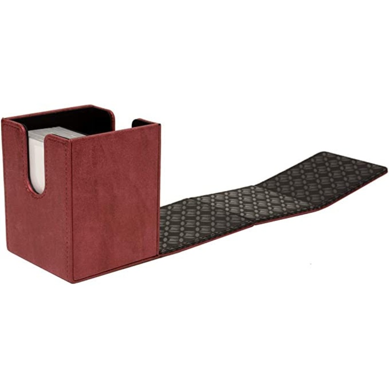 Ultra Pro – Deck Box Alcove Flip Box Suede – Ruby