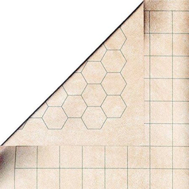 Chessex – Reversible Megamat – 1 1/2 Squares and 1 1/2 Hexes (34 1/2 X 48) (CHX97257)