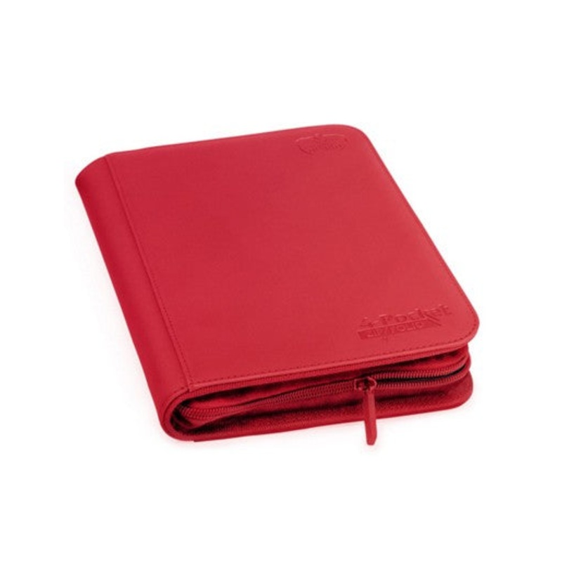 Ultimate Guard 4-Pocket Zipfolio Xenoskin Red