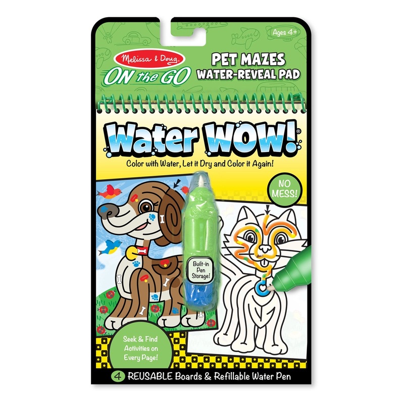 Melissa & Doug – On The Go – Water WOW! – Pet Mazes