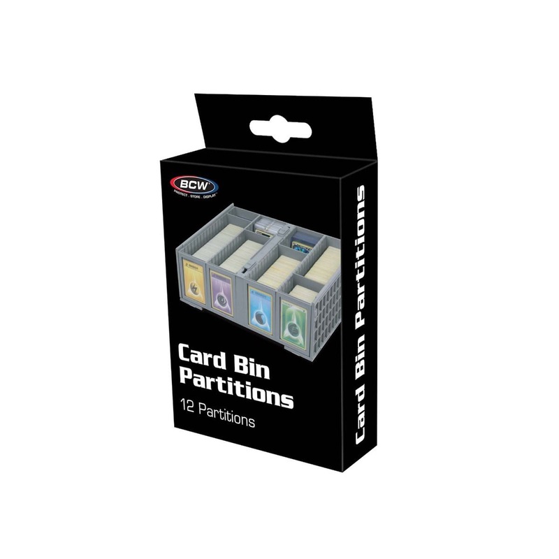 BCW Collectible Card Bin – Partitions
