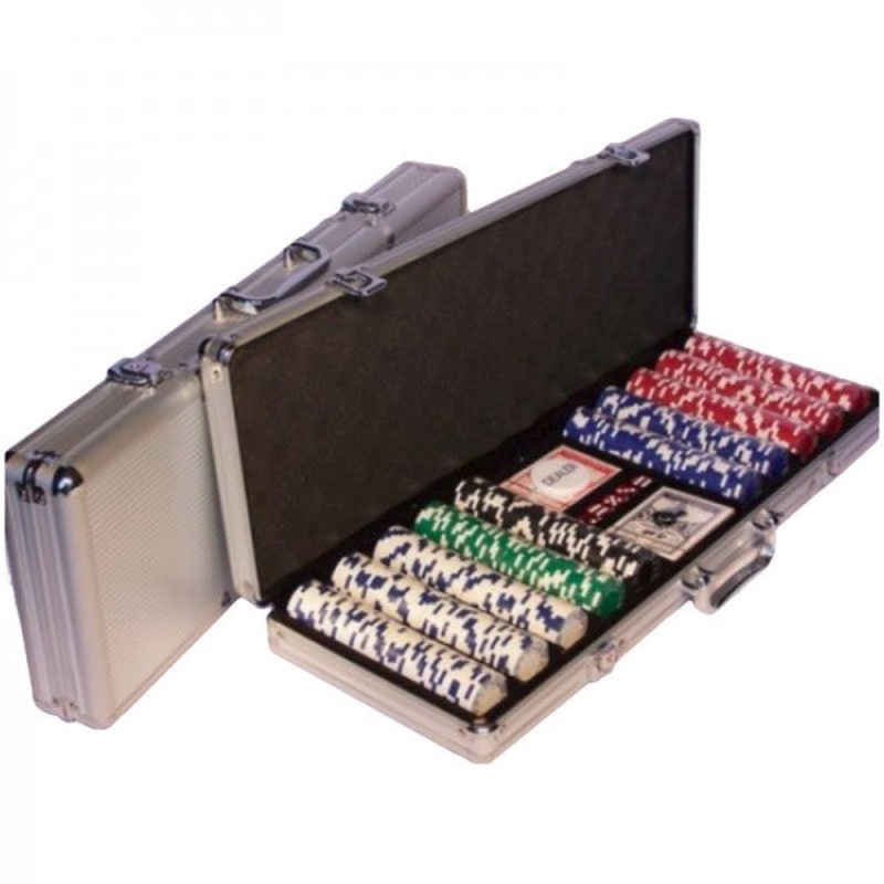 Casino Style Poker Set 500 Chips
