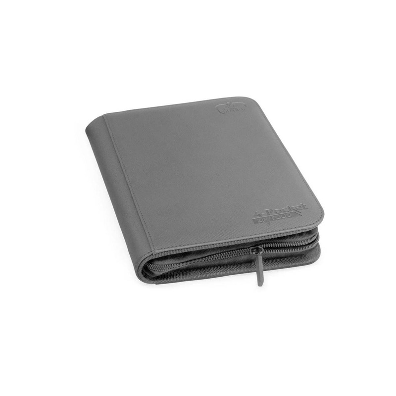 Ultimate Guard 4-Pocket Zipfolio Xenoskin Grey