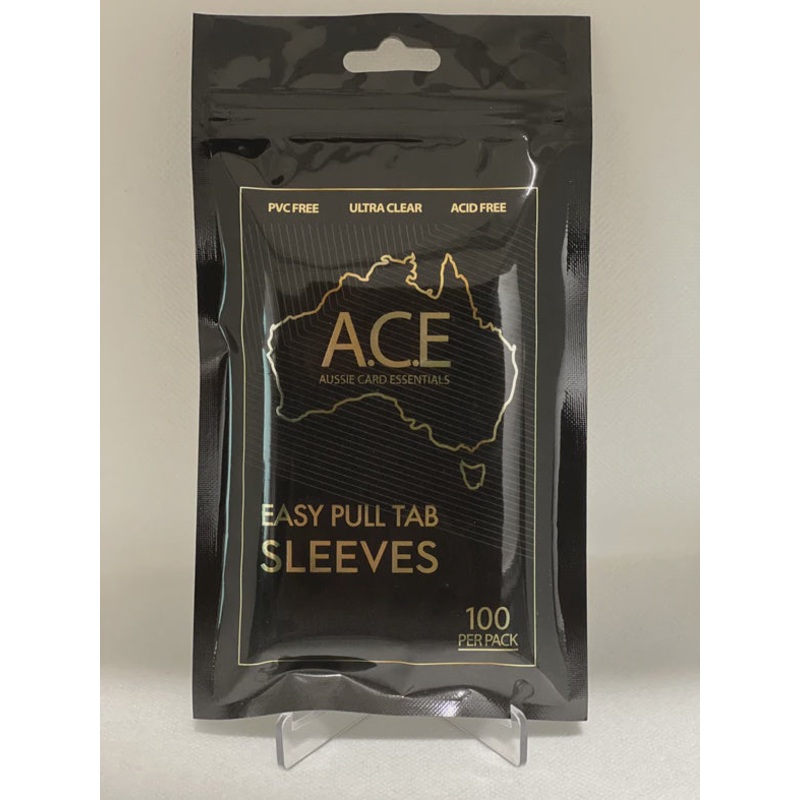 ACE Easy Pull Tab Sleeves 100 pack