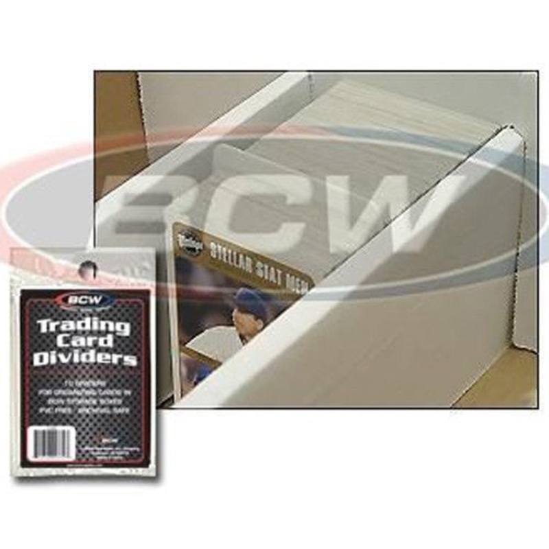 BCW Trading Card Dividers Vertical (10 Dividers Per Pack)
