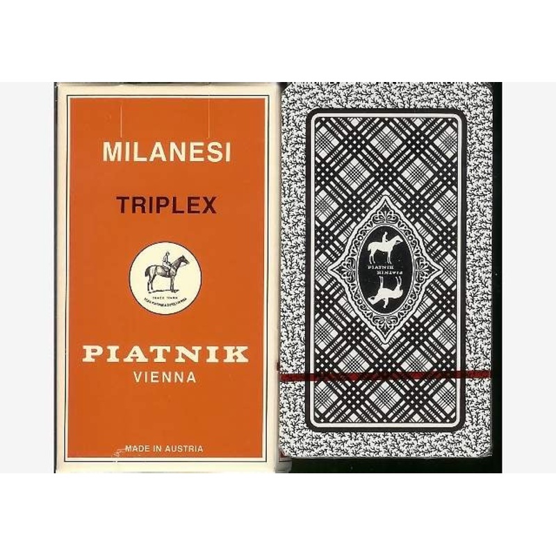 Piatnik Milanesi Triplex Playing Cards