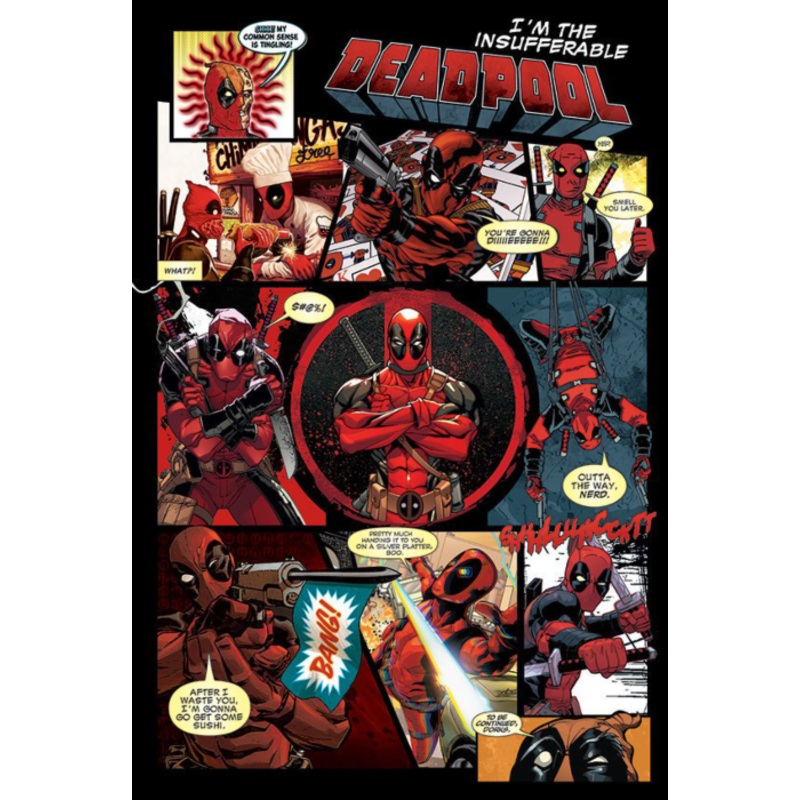 Deadpool – Panels Poster