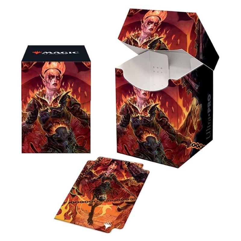 Ultra Pro – Magic: The Gathering – Deck Box – Pro 100+ Adventures in the Forgotten Realms – Zariel Archduke of Avernus