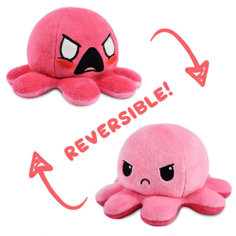 Reversible Plushie – Octopus Angry/Furious