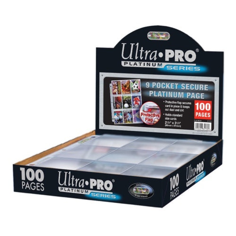 9pkt Hologram Page Secure (Holds 2.5 x 3.5 cards)