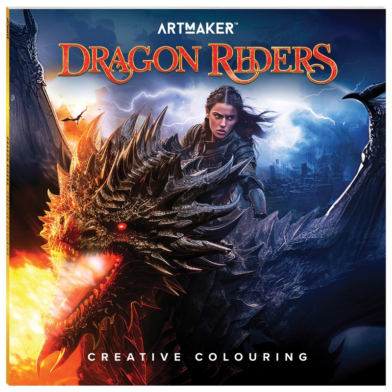 Dragon Riders Creative Colouring Book