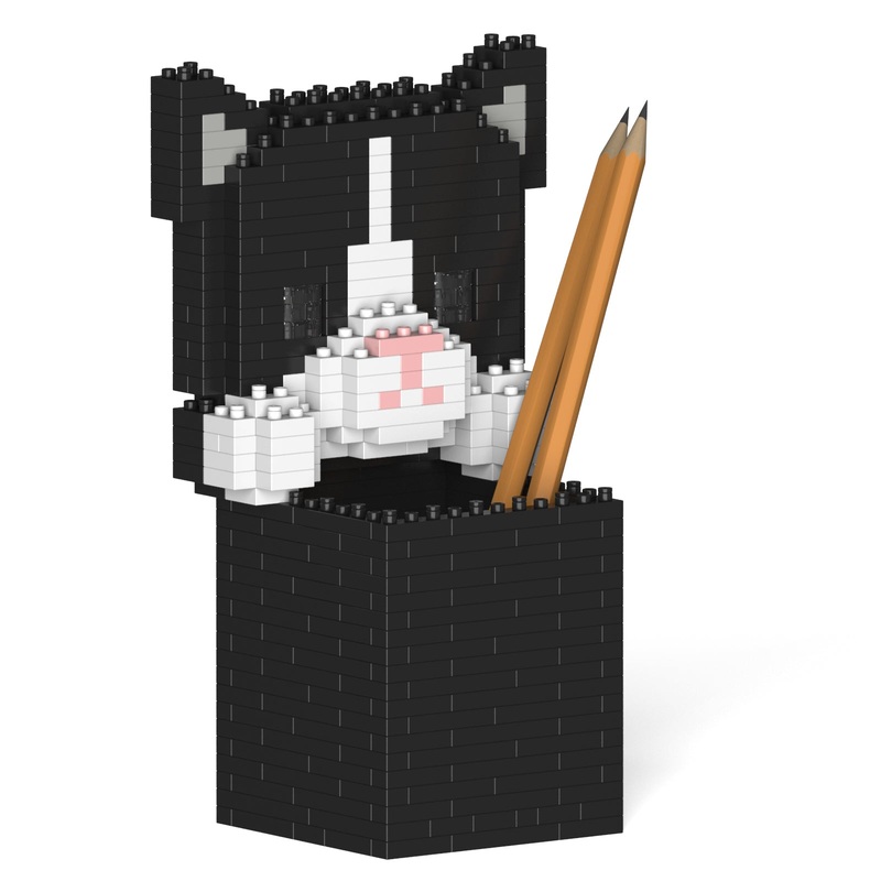 Jekca – Tuxedo Cat Pencil Cup – Small (01S)