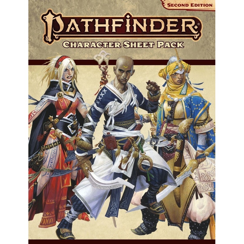 Pathfinder Second Edition – Character Sheet Pack