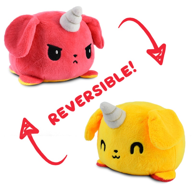 Reversible Puppicorn Plushie Red