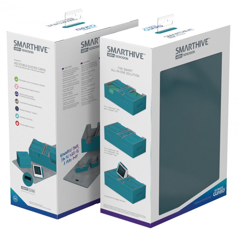 Ultimate Guard – Smarthive 400+ XenoSkin Petrol Blue Deck Box