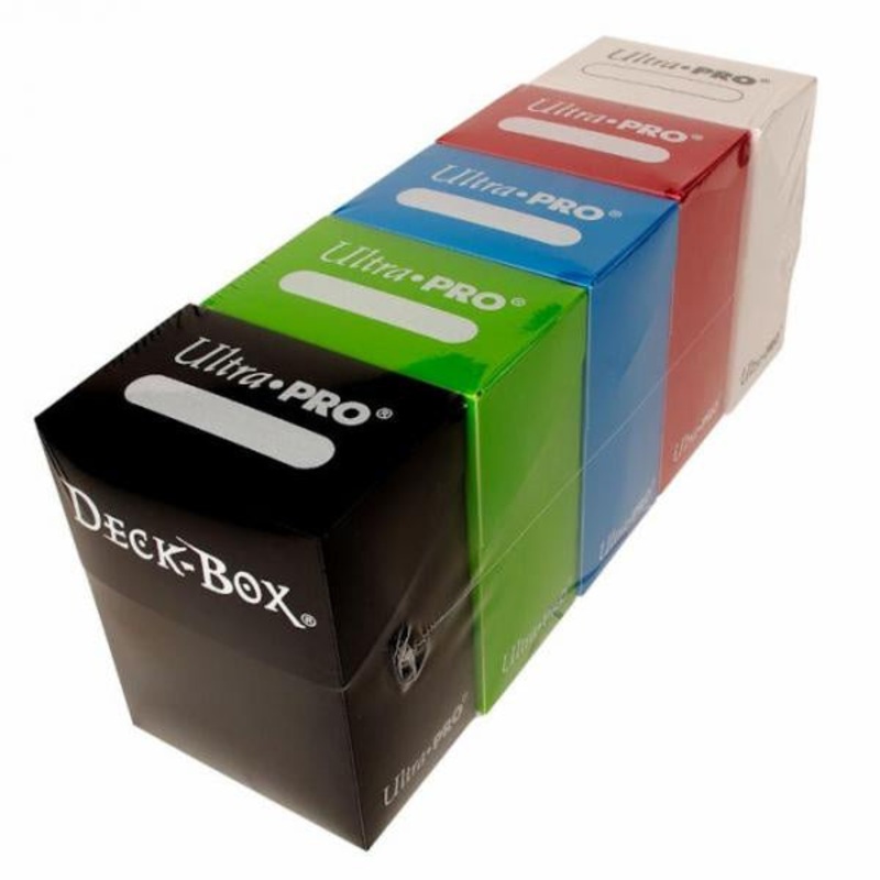 Ultra Pro – Deck Box 5 Colour Bundle Red Blue Green Black White