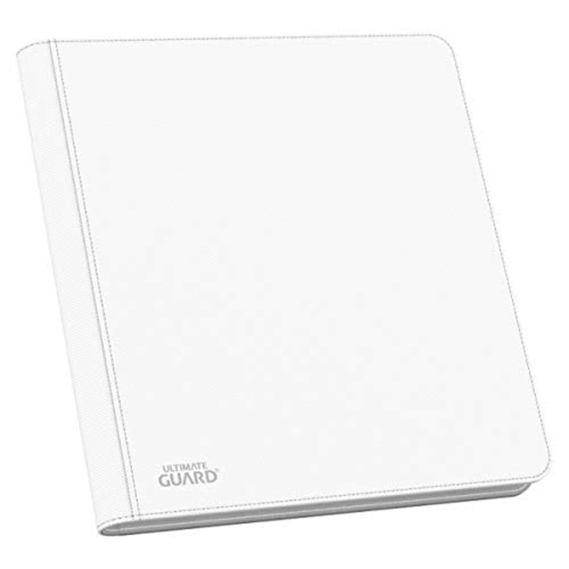 Ultimate Guard 12-Pocket Quadrow Zipfolio Xenoskin White