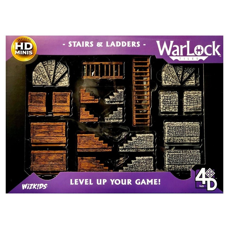 Warlock Tiles Stairs and Ladders