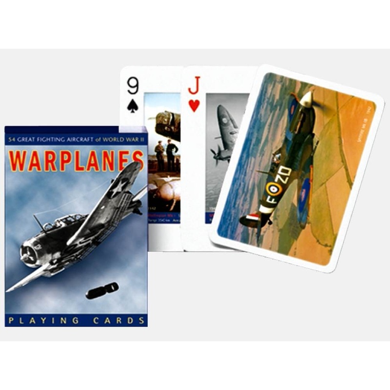 Warplanes: Poker Cards Piatnik Playing Cards