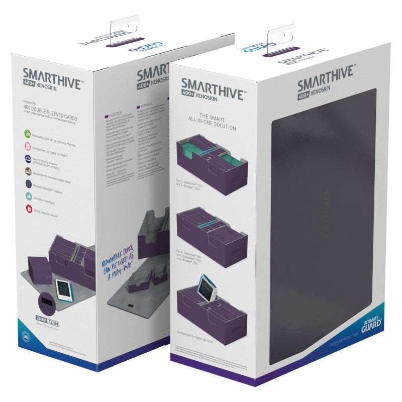 Ultimate Guard – Smarthive 400+ XenoSkin Purple Deck Box