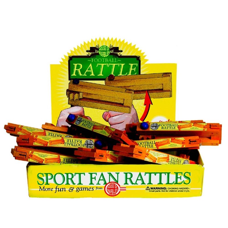 Sport Fan Rattles Wood