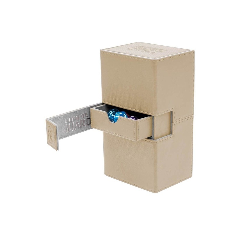 Ultimate Guard – Twin Flip N Tray Deck Case 160+ Standard Size Xenoskin Sand $50