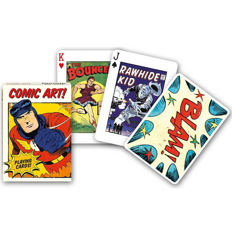 Vintage Comic Art Poker