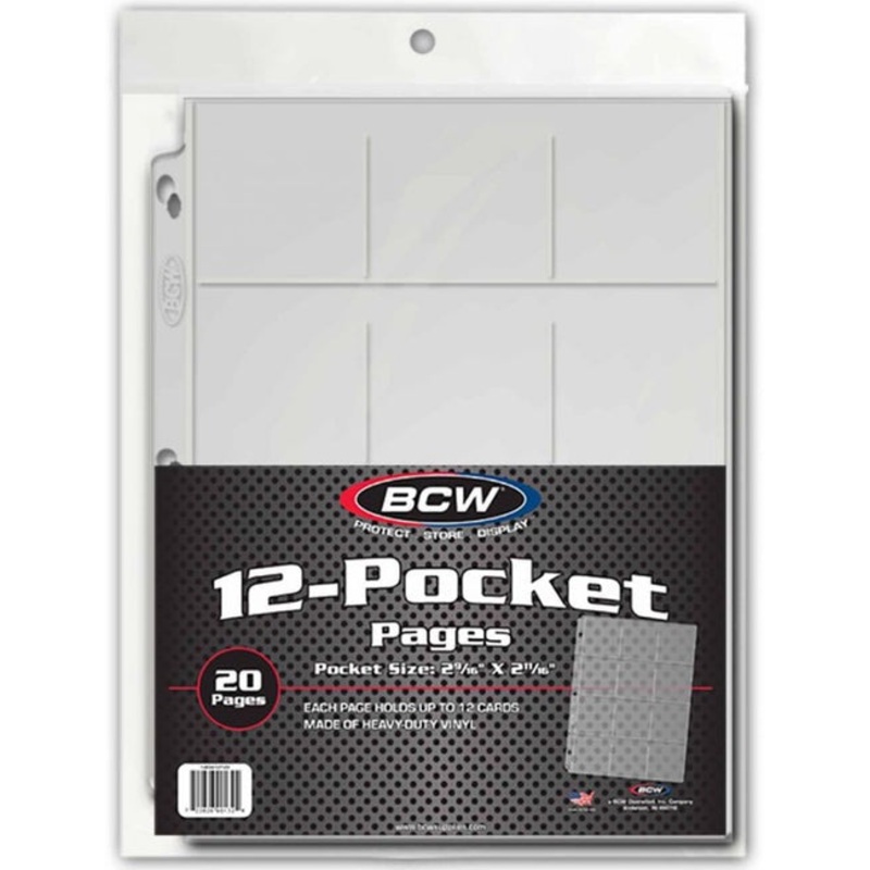 BCW 12-Pocket Pages (20)